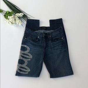 Bebe Logo Skinny Jeans
